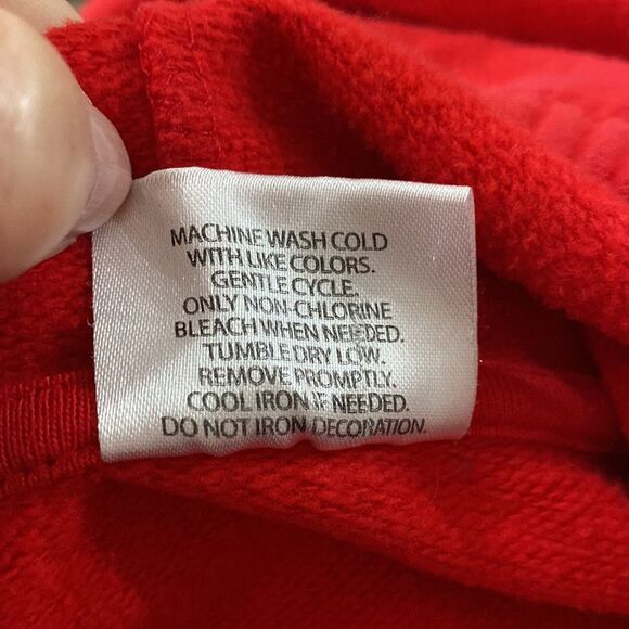 Looney Tunes Retro Red Hoodie Bugs Bunny Sylvester Tweety Bird Sz S(3-5) - Picture 6 of 7